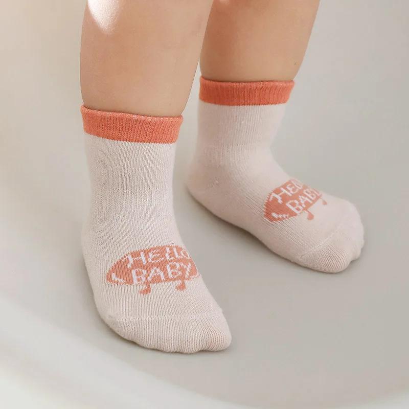 Cartoon Rabbit Baby Socks Soft Cotton Toddler Boys Girls Socks Kids Casual Anti Slip Short Socks For Kids 1-3Y